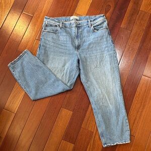 Abercrombie & Fitch Light Blue Mom Jeans